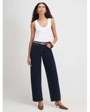 River Island Core Barrel Jeans - Blue