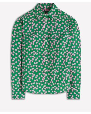 Boden Sienna Cotton Shirt - Green