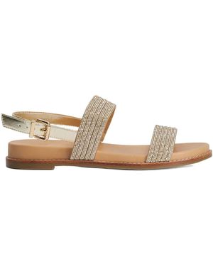 dunelondon Dune London Levias Casual Sandals - White