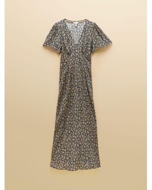 Joules Lainey Bias Cut Maxi Dress - Natural