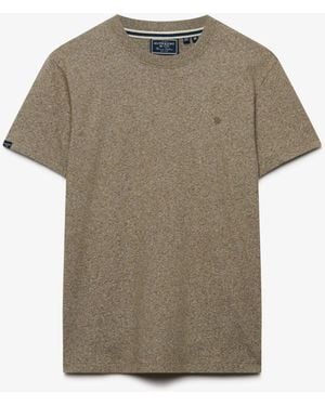 Superdry Sd & Co Logo Embroidered T-Shirt - Gray