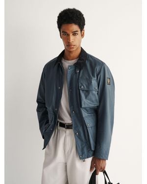 Belstaff Incline Wax Jacket - Blue