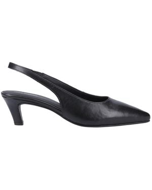 Hush Puppies Nahla Kitten Heel Shoes - Black