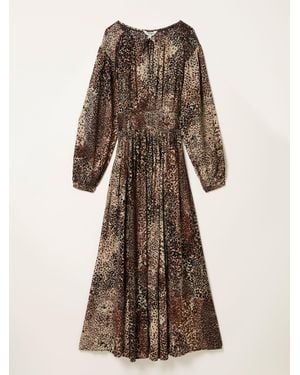 FatFace Fatface Jaqs Midi Dress - Natural