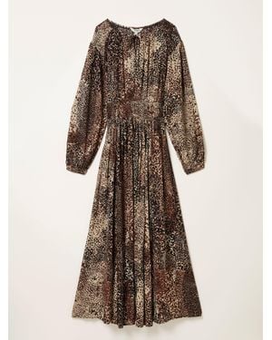 FatFace Fatface Jaqs Midi Dress - Natural