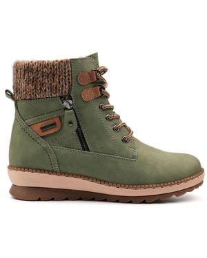 Lunar Davina Waterproof Boots - Green