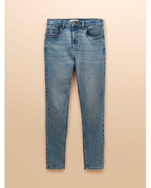 Joules Skinny Fit Slim Mid Rise Jeans - Blue