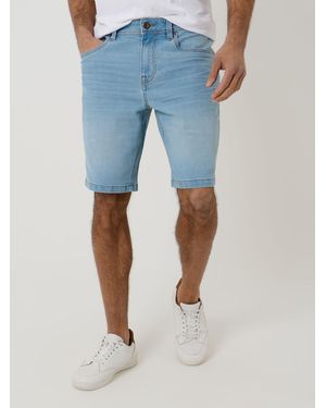 Threadbare Denim Shorts - Blue