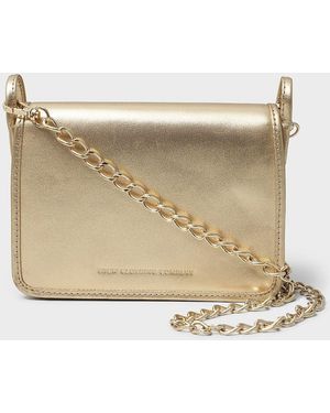 Crew Leather Chain Bag - Natural