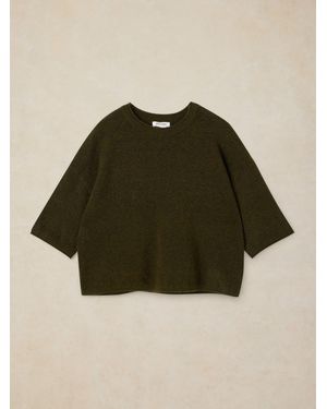 White Stuff Kate Knitted T-Shirt - Green
