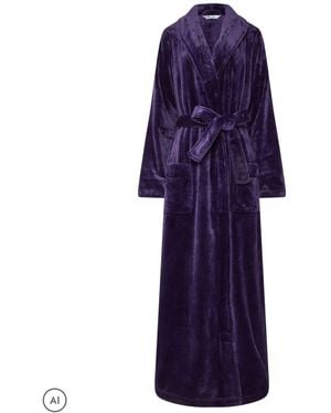 Long Tall Sally Super Luxe Maxi-Bademantel - Lila