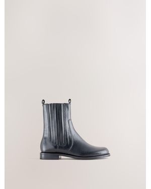 Next Forever Comfort Scround Toe Leather Chelsea Boots - Blue