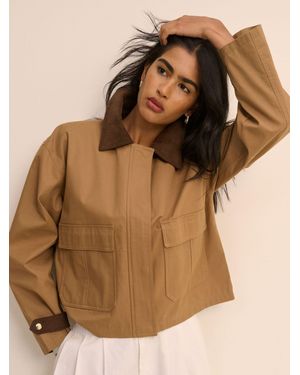 Nobody's Child Nobodys Child Cropped Freddie Barn Coat - Brown
