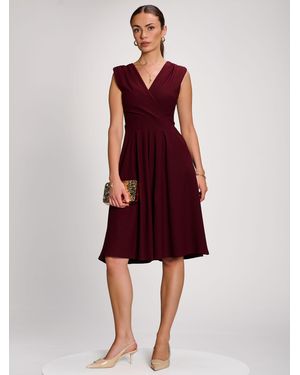 Jolie Moi Ärmelloses Midikleid - Rot