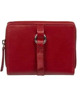 Pure Luxuries Lena Leather Purse - Red