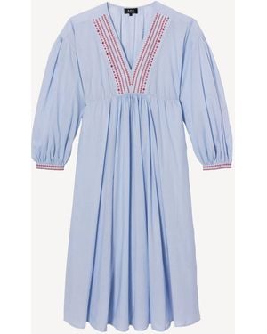 A.P.C. A. P.C. A. P.C. Anni Dress - Blue