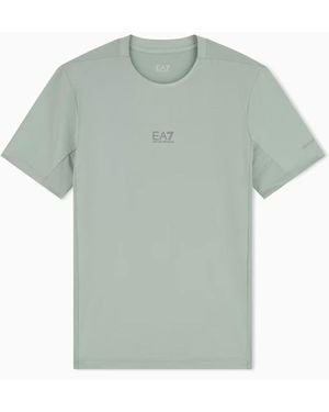 EA7 Regular-Fit Logo T-Shirt - Green
