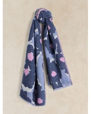 White Stuff Selma Midweight Scarf - Blue