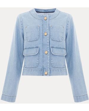 Phase Eight Phase Eight 100% Cotton Ripley Denim Jacket - Blue