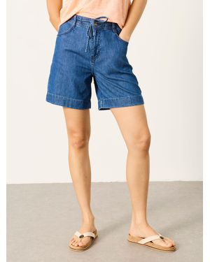 FatFace Fatface Denim Shorts - Blue