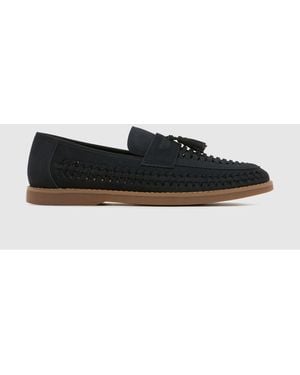 schuh Ec Robbie Woven Loafer - White