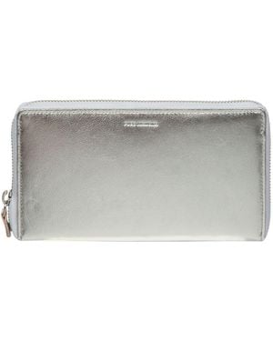 Pure Luxuries Roxy' Leather Purse - Gray