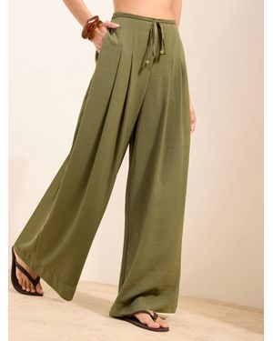 Friends Like These Wide Leg Pants - Green