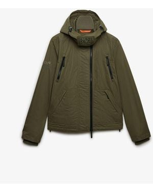 Superdry Hooded Micro Fabric Arctic Windcheater - Green