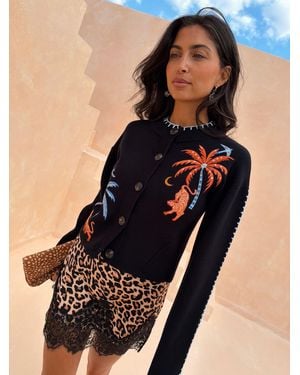Never Fully Dressed Tigress Cardigan - Black