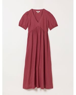 FatFace Fatface Remi Linen Dress - Red