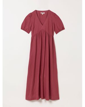 FatFace Fatface Remi Linen Dress - Red