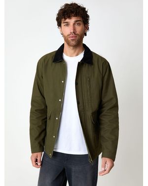 Threadbare Twill Lightweight Jacket - Green