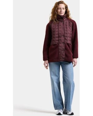 Didriksons Hazel Hybrid Fleece - Red