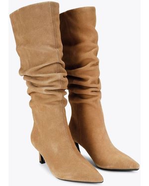 KG by Kurt Geiger Stark Rouche Boots - White