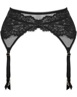 Pour Moi Etoile Lace Suspender - Black