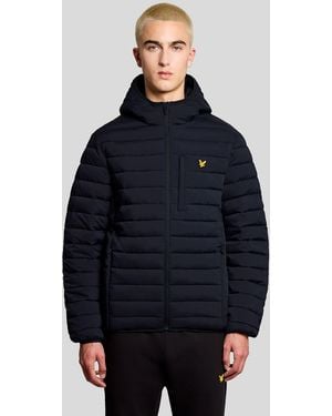 Lyle & Scott Stretch Lightweight Quilted Jacket - Blue