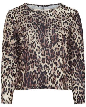 Yours Curve Limited Leopardenmuster-Topeu 50-52 (Uk 22-24) - Braun
