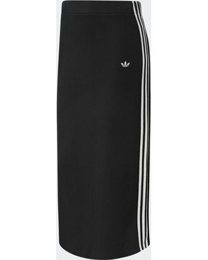 adidas Originals Knitted 3-Stripes Pencil Skirt - Black