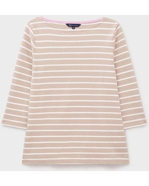 Crew Ultimate Breton T-Shirt - Natural