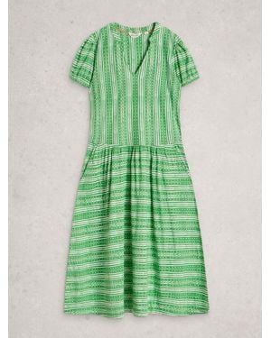 White Stuff Leah Jersey Dress - Green