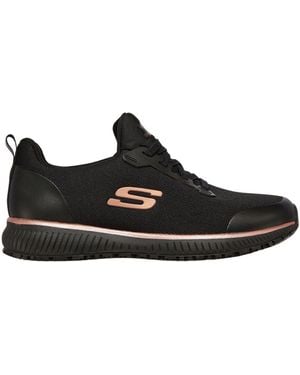 Skechers Squad Sr Occupational Shoes - Black