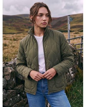 Roman Petite Padded Jacket - Green