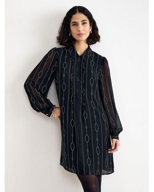 Phase Eight Candice Kleid Mit Print - Blau