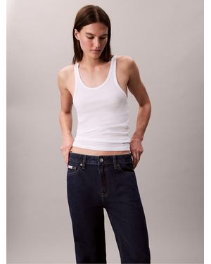 Calvin Klein Calvin Klein 90S Straight Jeans - White