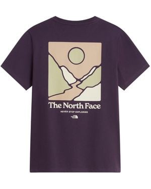 The North Face The North Face Monte Back Graphic Regular T-Shirt - Blue