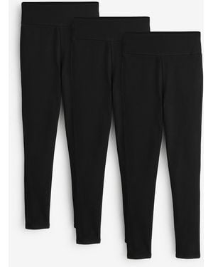 River Island River Island High Waisted Leggings 3 Pack - Black