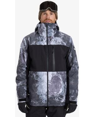 Quiksilver Sycamore Printed Ski Jacket - Blue