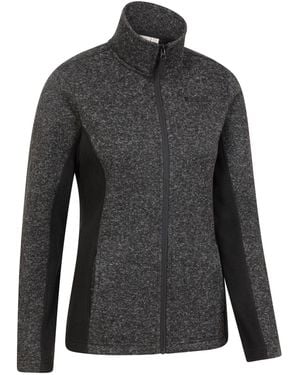 Mountain Warehouse Idris Paneled Fleece Jacket - Black