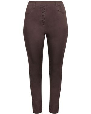 Evans Skinny Jeggings - Brown