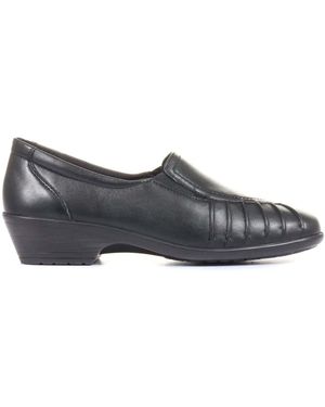 Pavers Damen Slipper Aus Leder - Blau